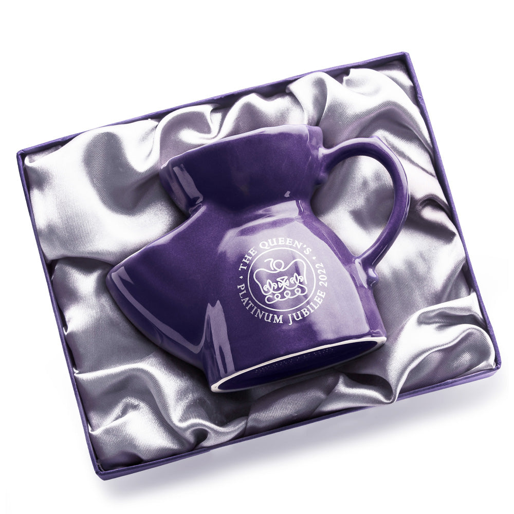 LIMITED-EDITION PLATINUM JUBILEE SOUVENIR SHAVING MUG