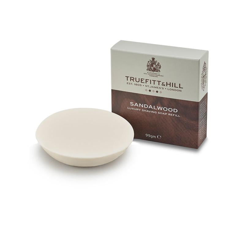 SANDALWOOD LUXURY SHAVING SOAP REFILL FOR WOODEN BOWL
