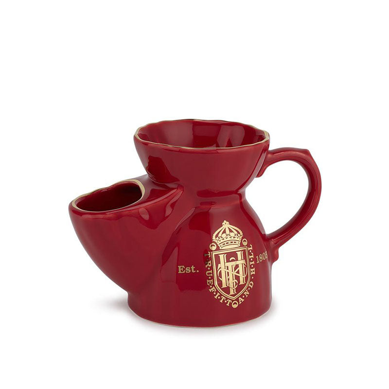 RED SHAVING MUG