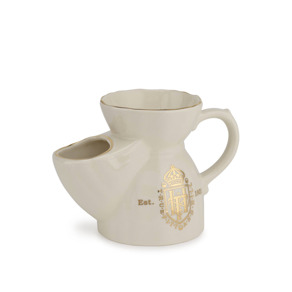 CREAM SHAVING MUG